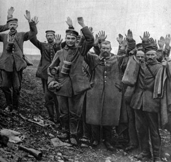 Deutsche soldaten ergeben sich