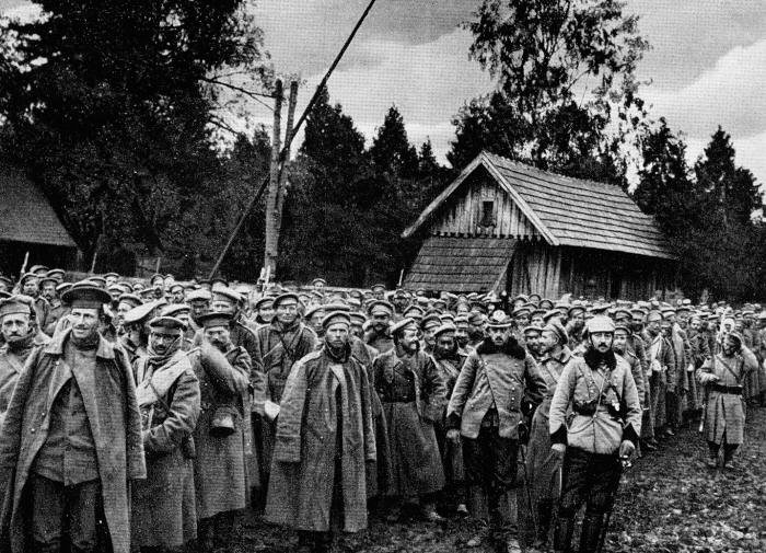 Gefangene russische Soldaten (1914)
